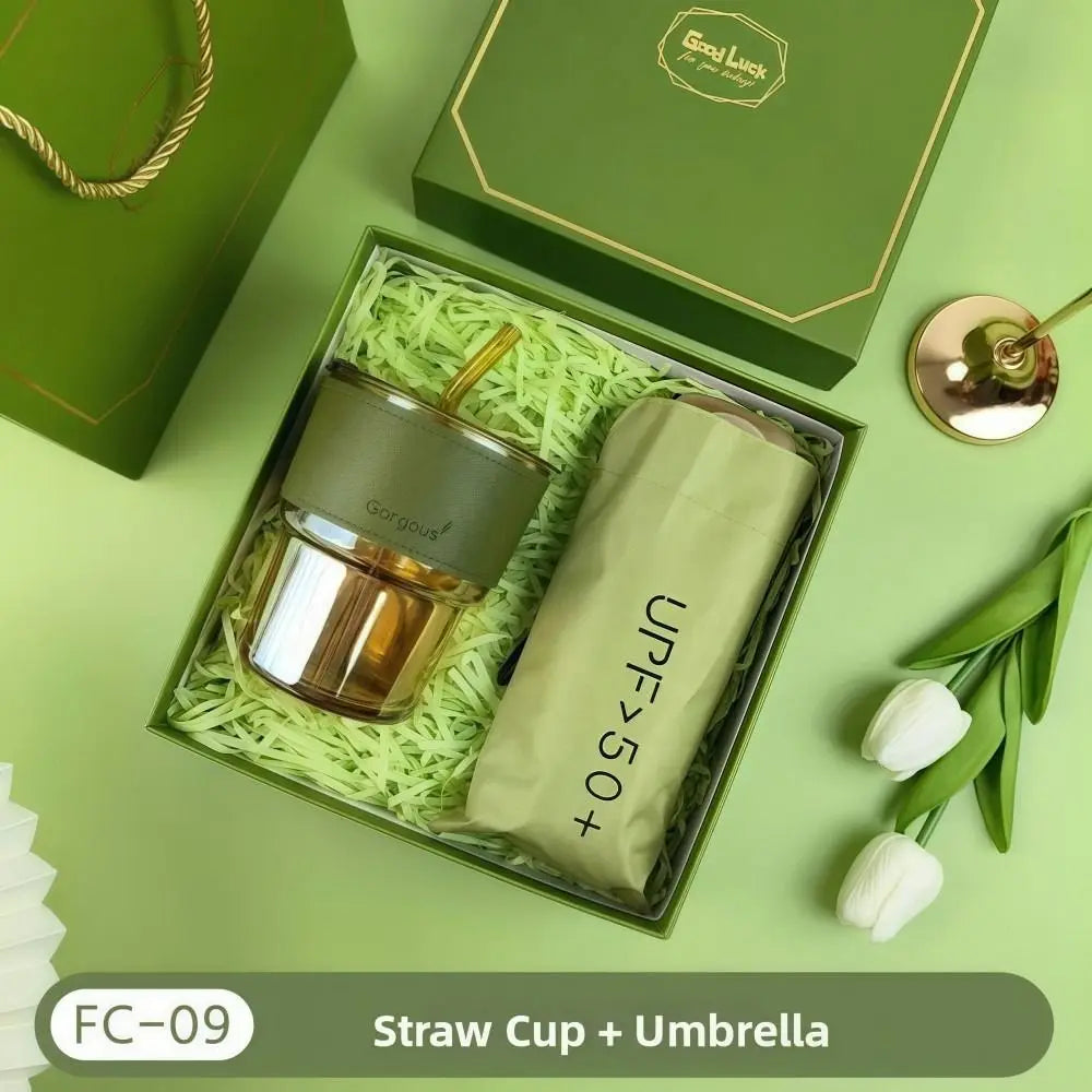 Souvenir Gift Set Fan/Towel/Cup with Gift Bag
