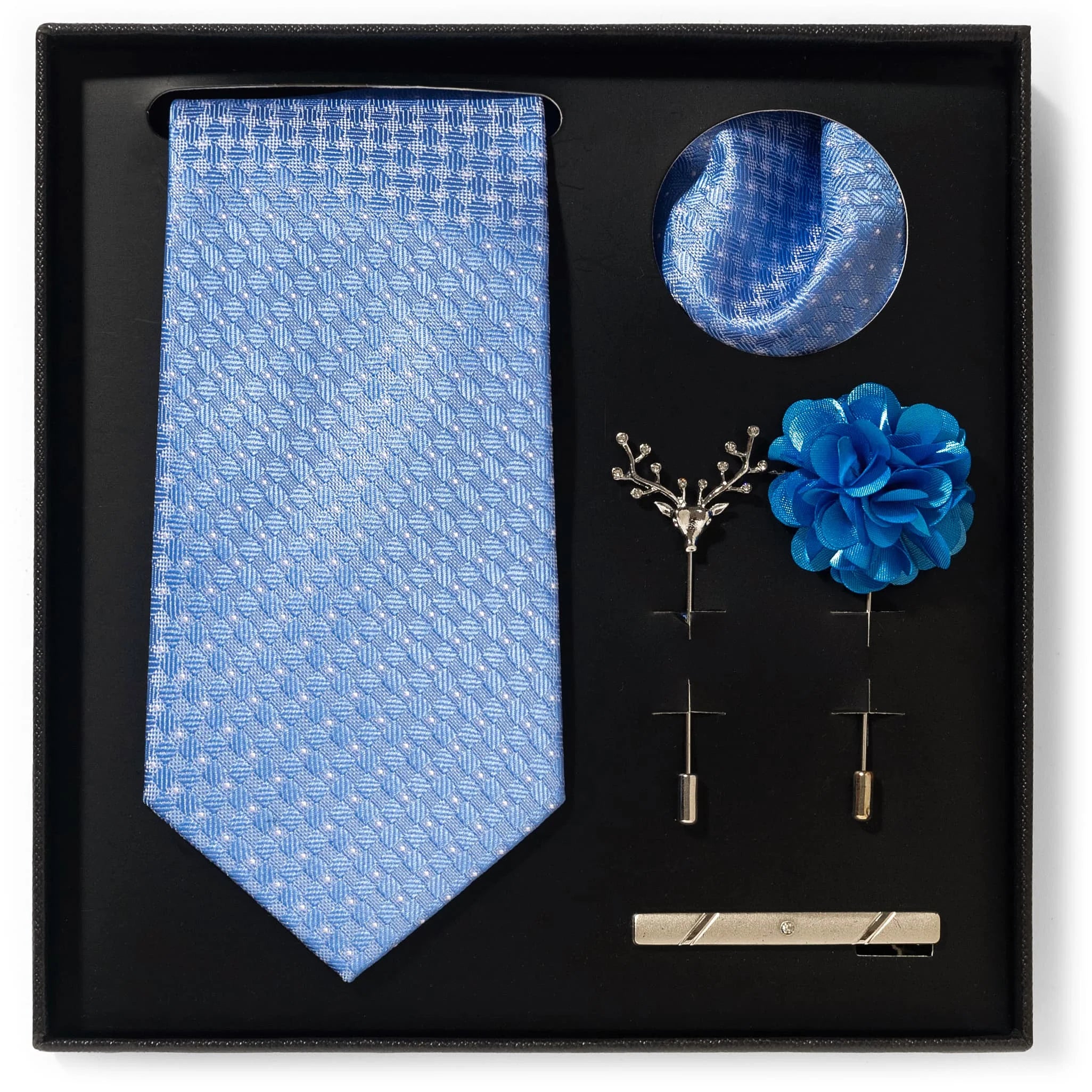 A set of stylish men's suit gift box