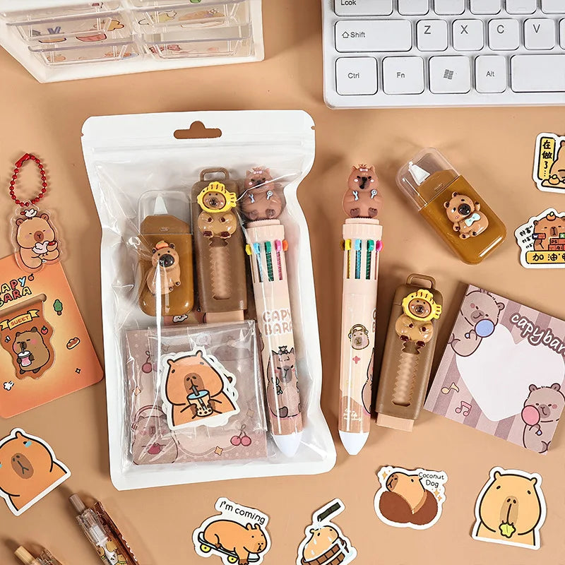 Cartoon Animal Stationery Set
