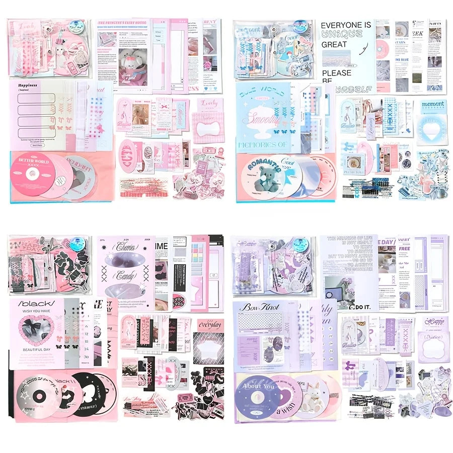 101 pcs Scrapbook Supplies Kit