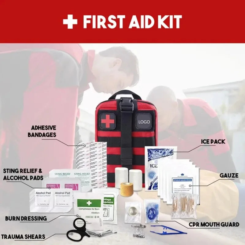 2-3 Person Professional Outdoor Survival Gear Kit Gift Set