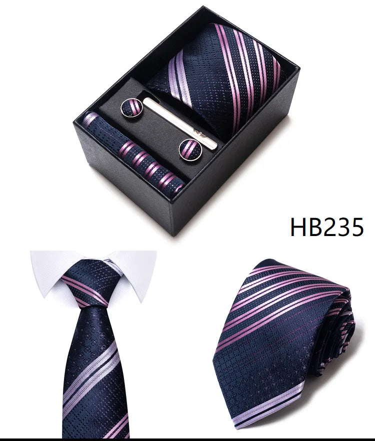 Gift Box for 8cm Tie Formal Jacquard Yarn-dye