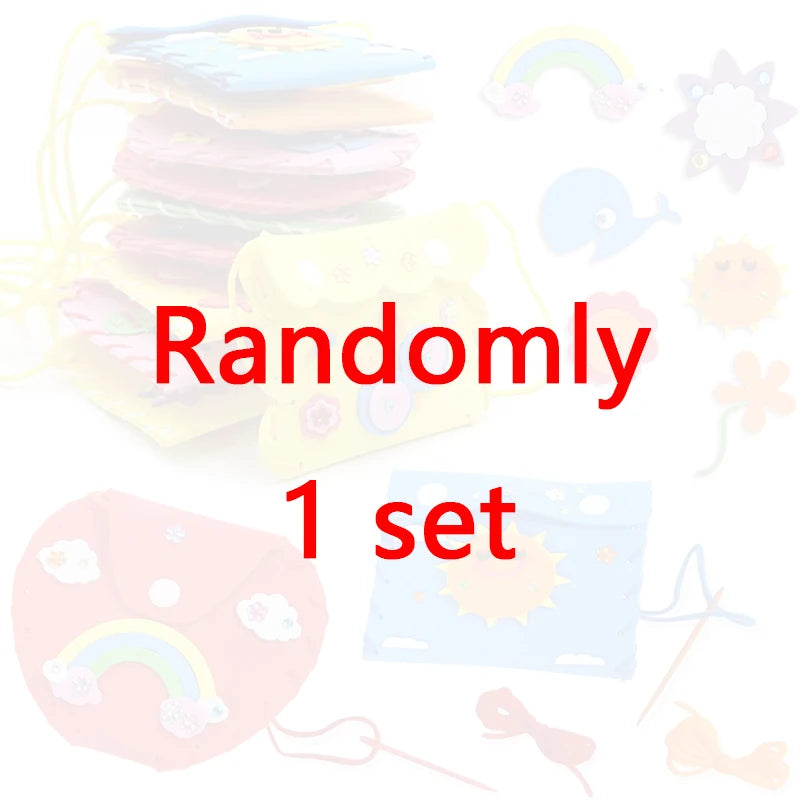 Sew Your Own Purses Sewing Bags Kit Kids Craft Girls Beginners Supplies Party Favors Group Activities Project for Preschool Gift