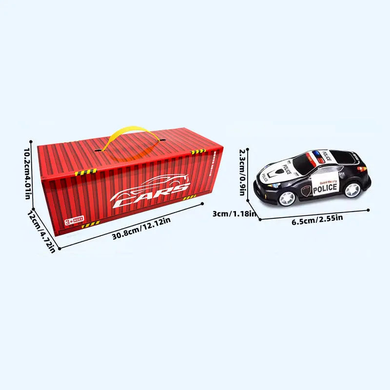 Gift Box Version: 48-Piece Alloy Car Set, Children's Toy Car, Tin Car, Racing Model, Classic Car Model, Christmas Gift