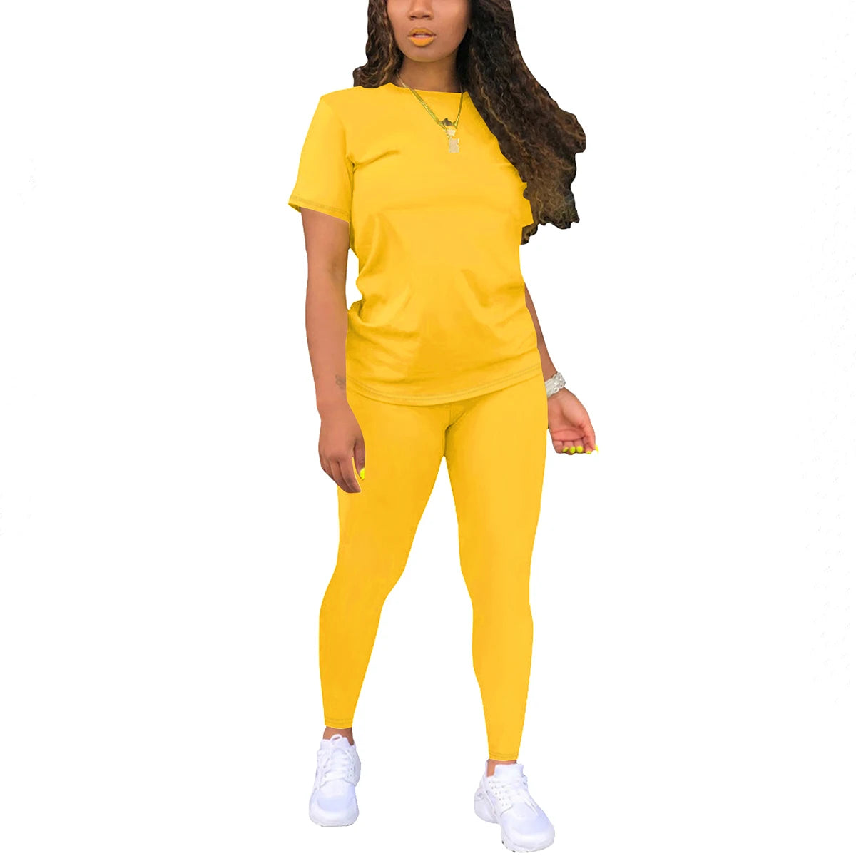 Two Piece Outfits for Women Summer Short Set 2 Piece Outfits Jogger Track Suits Sweatsuits for Women Short Sleeve
