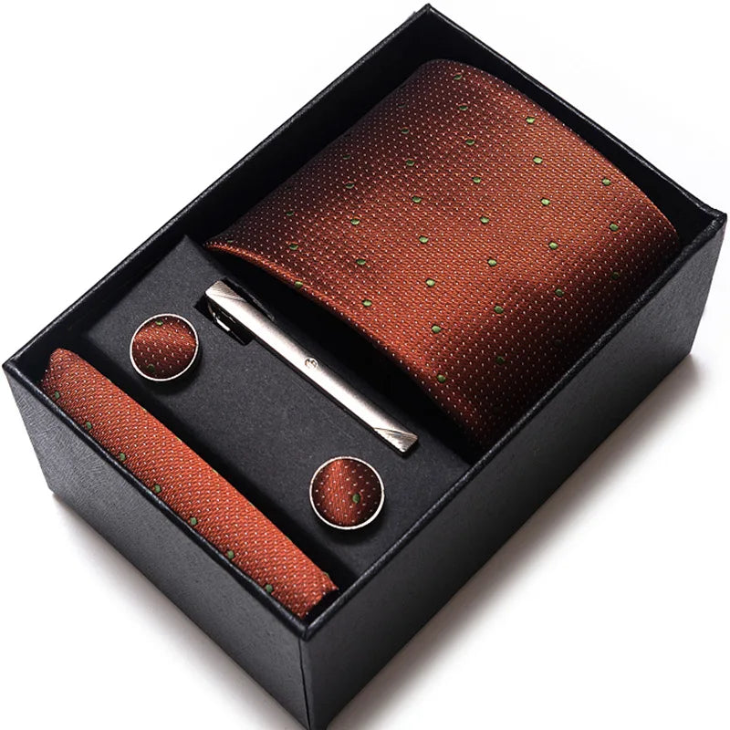 Gift Box for 8cm Tie Formal Jacquard Yarn-dye