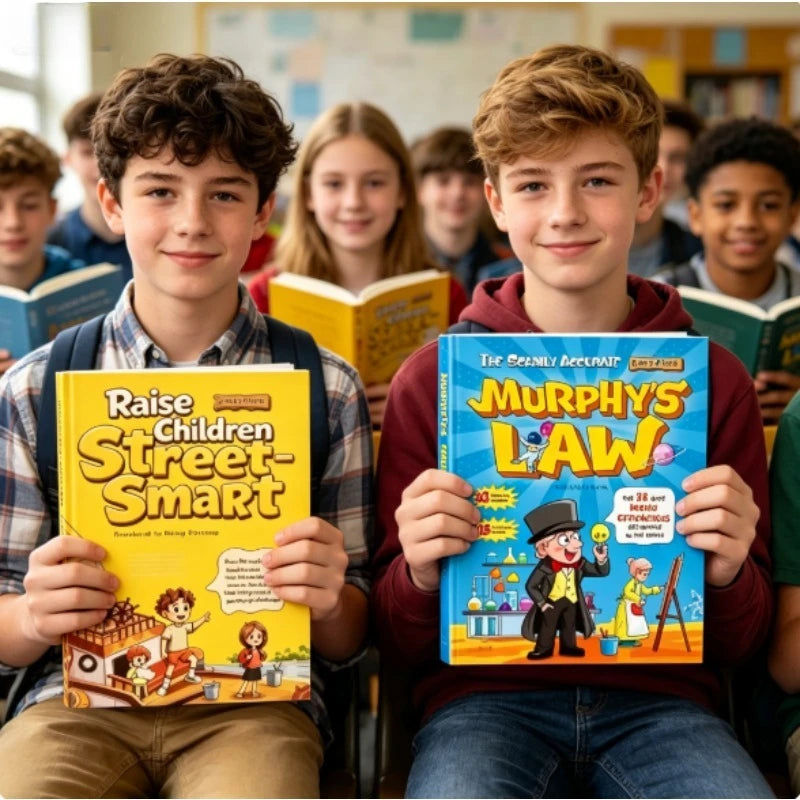 Family education English books Murphy's law series children's growth cognition reading books best-selling gift sets books