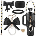 6pcs Water Bottle Accessories Set for Stanley 40oz Tumbler Cup, Including  Handle Strap, Siliocne Boot, Bow Straw Cover