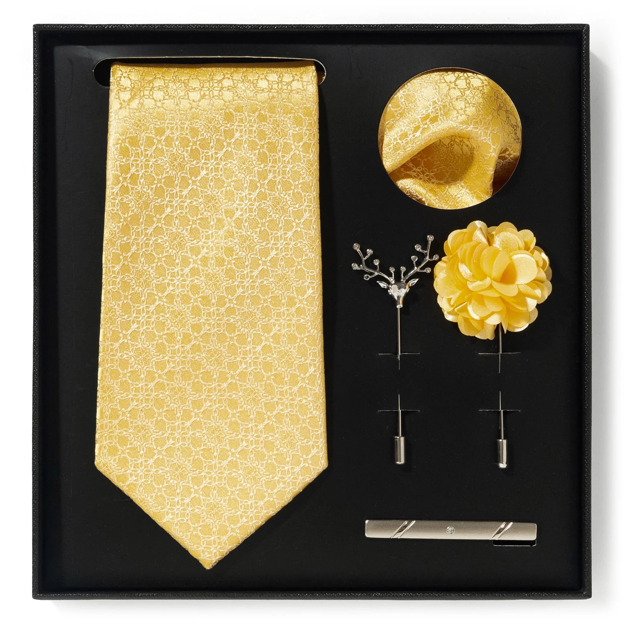 A set of stylish men's suit gift box