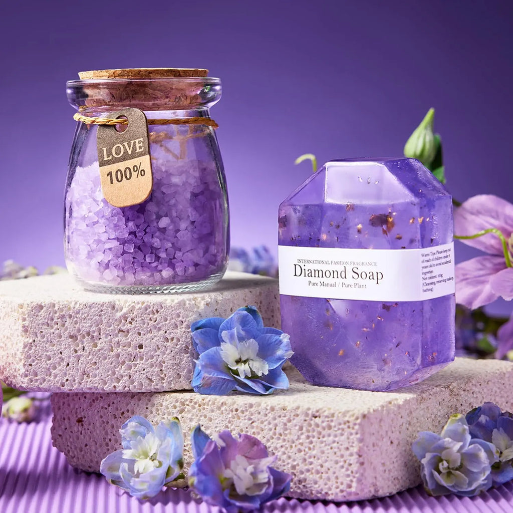 Lavender Spa Gift Basket Set