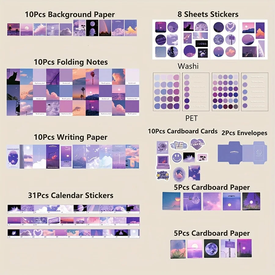 Journal Scrapbooking Supplies Kit