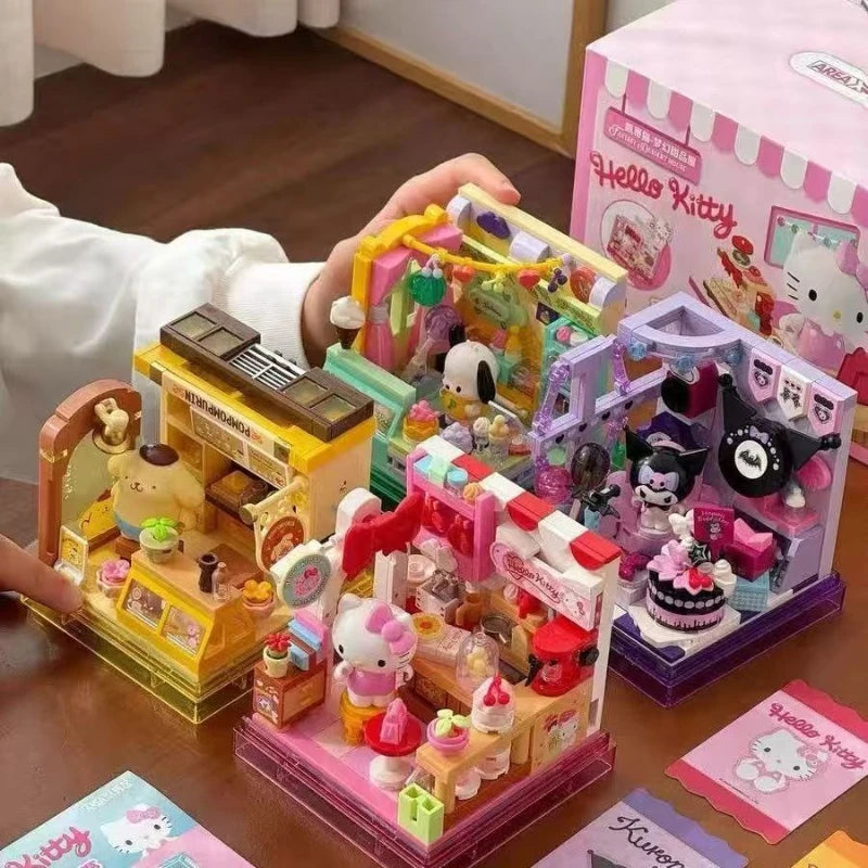 Hello Kitty Cute Puzzle Assembly Gift Set