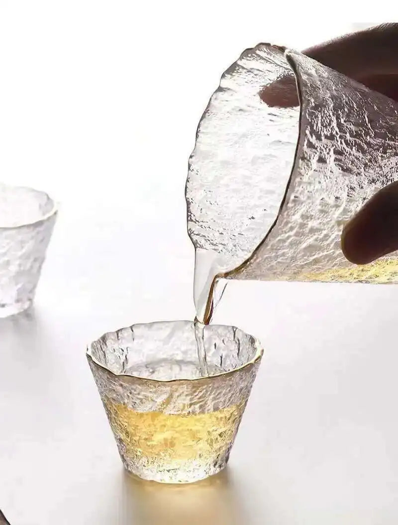 High Quality Hammer Glass Tea Set