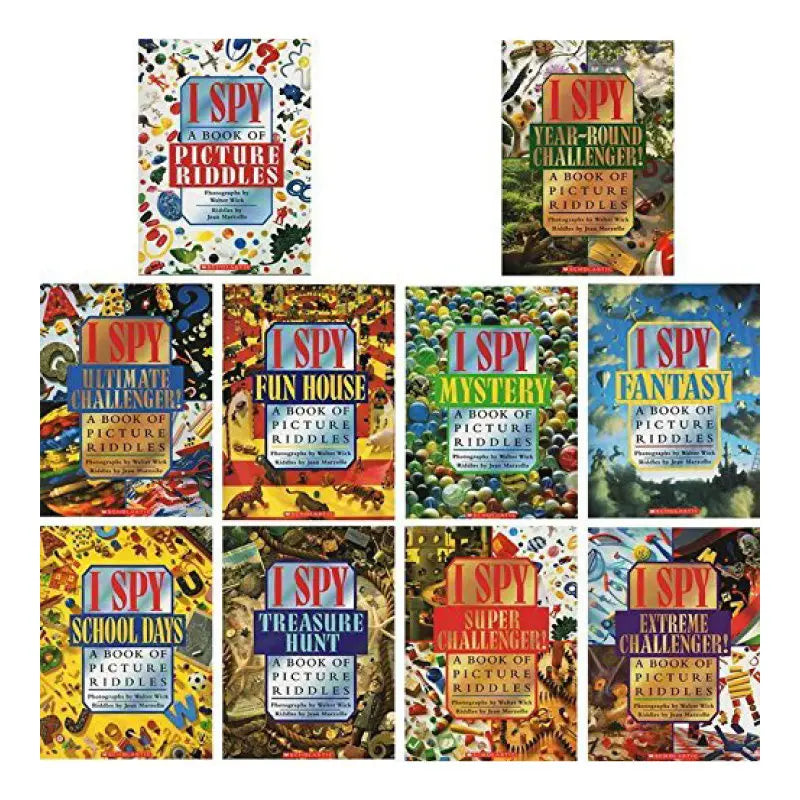 10 Books Set I Spy Ultimate Collection Visual Discovery English Picture Book Early Education Kids Reading Book 3-7 Years
