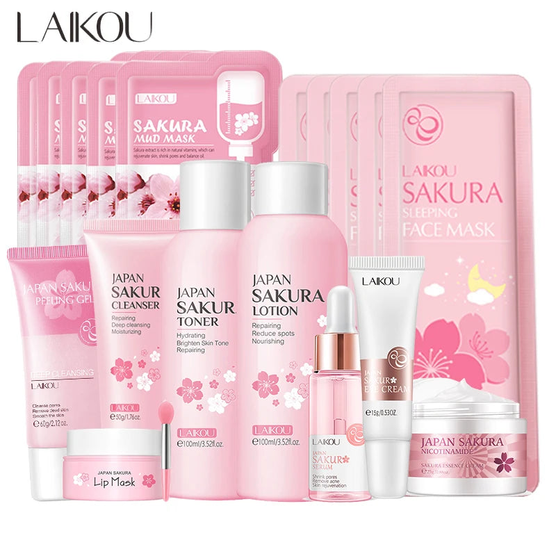 Sakura Facial Cleaner Skin Care Set