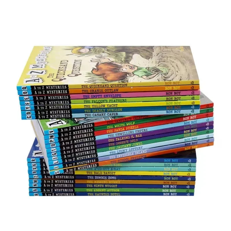 26 Books/set A To Z Mysteries Ron Roy Children Detective Reasoning Novel Children's Elementary Chapter Novels English Book Sets
