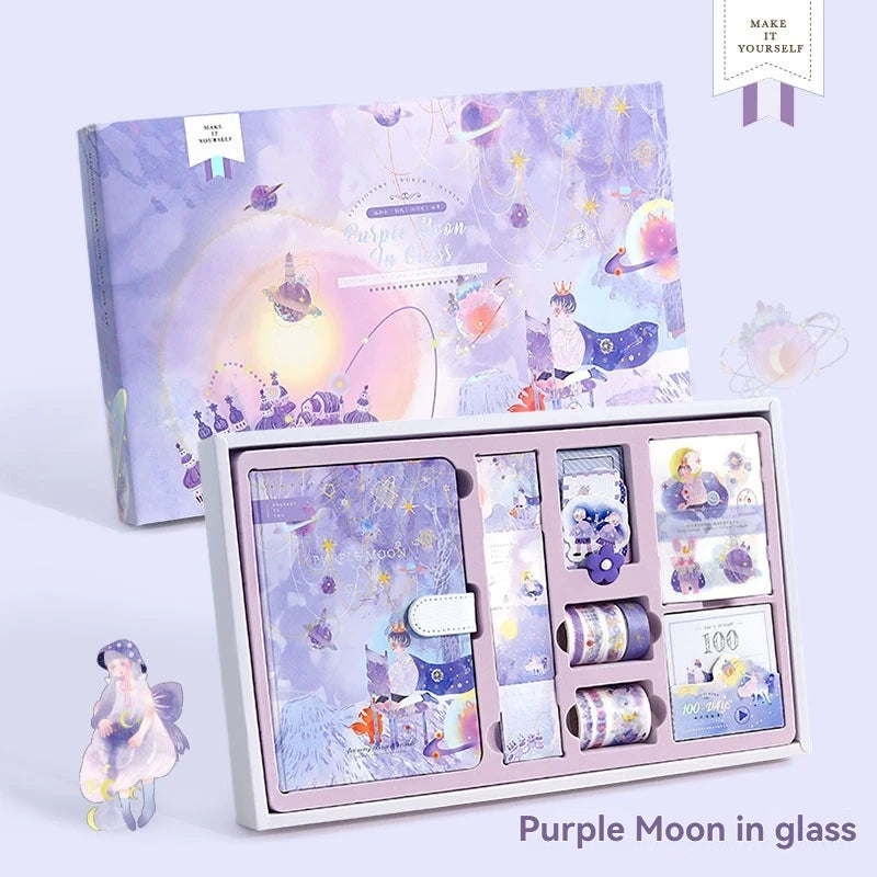 Cute Cartoon Fairy Tale Style Hand Ledger Gift Box Set