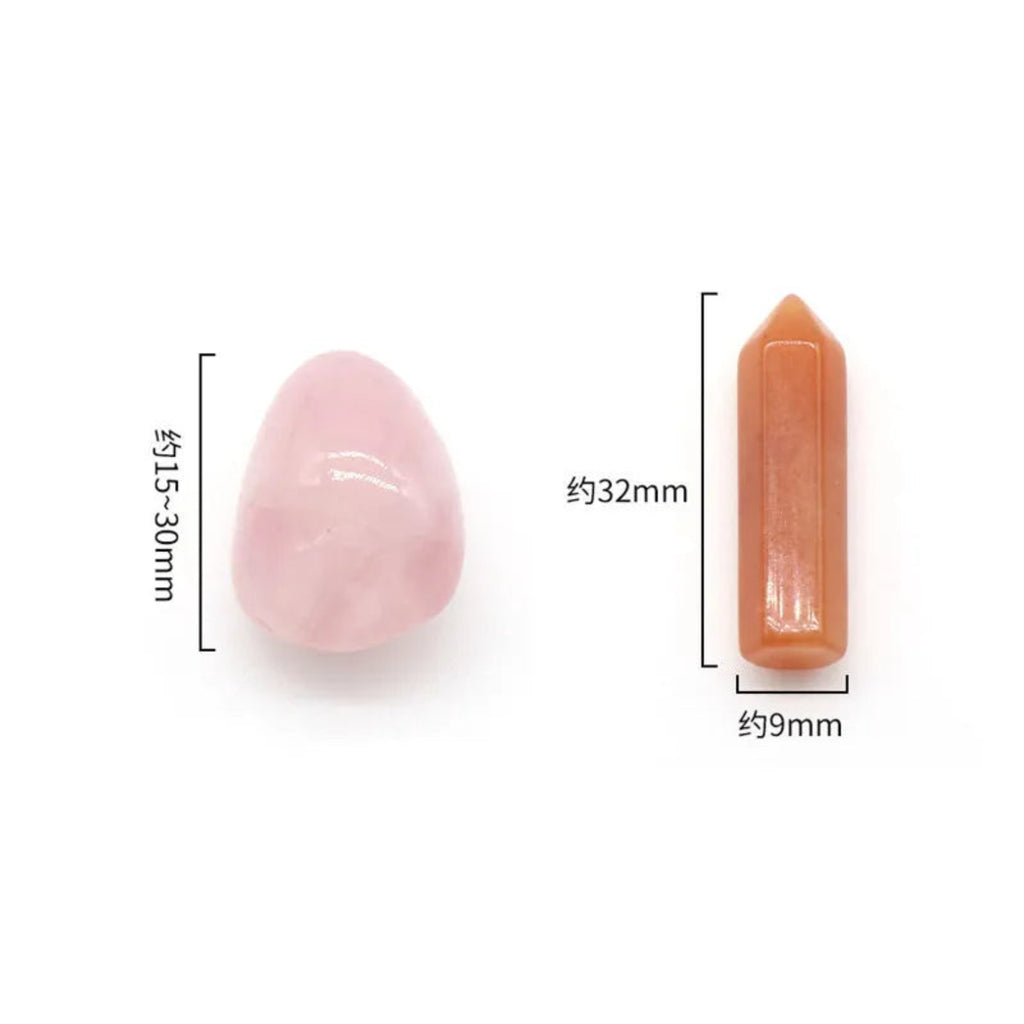 14 PCS Natural Stone Set