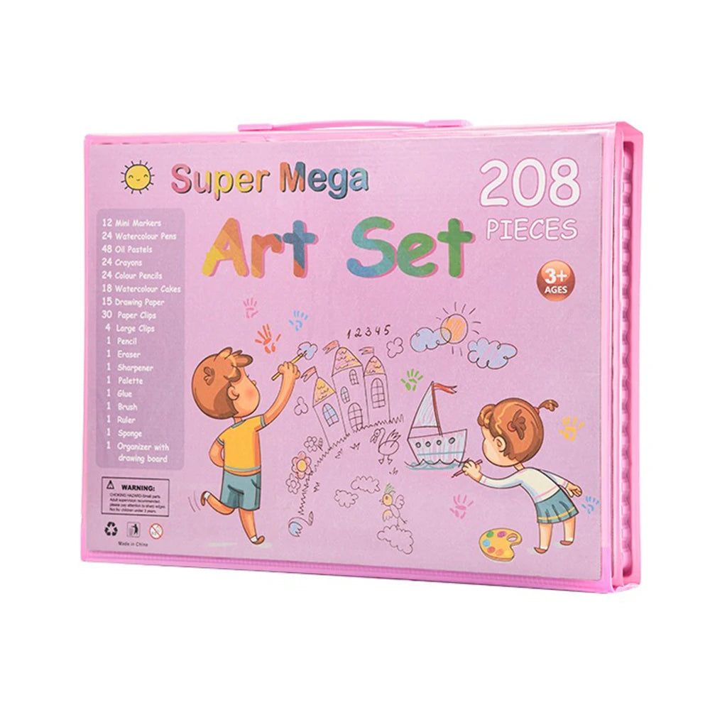 208 Pcs Watercolor Pen Gift Set