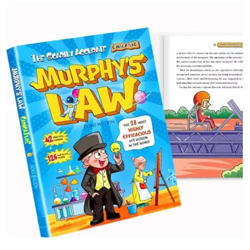 Family education English books Murphy's law series children's growth cognition reading books best-selling gift sets books