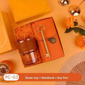 3 IN 1 Luxury personalized Gift Set- Orange