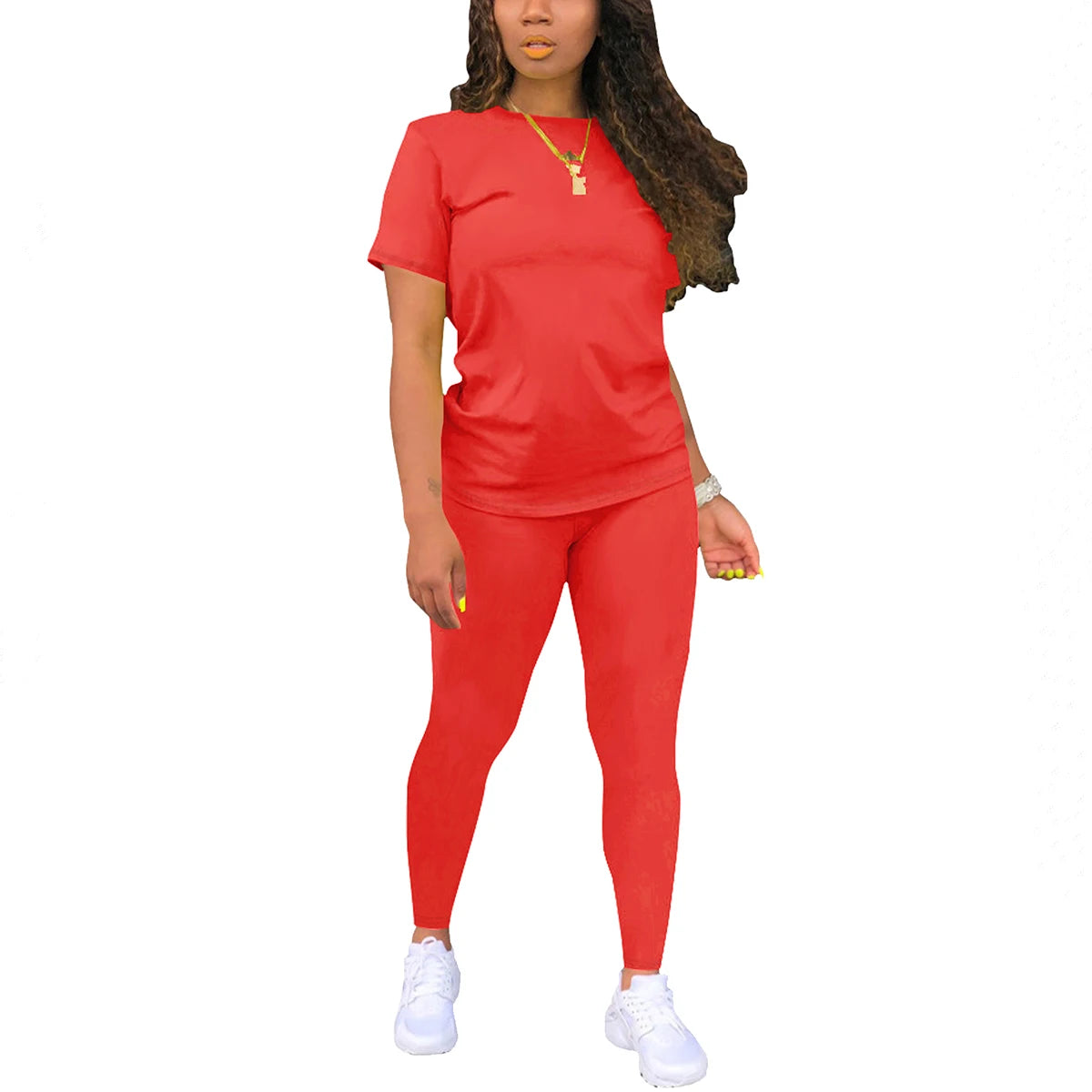 Two Piece Outfits for Women Summer Short Set 2 Piece Outfits Jogger Track Suits Sweatsuits for Women Short Sleeve