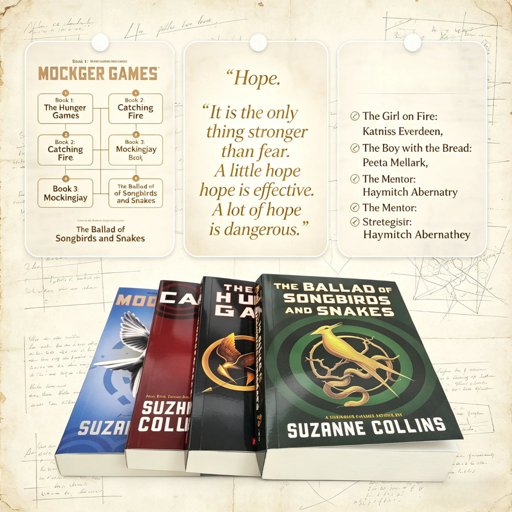 The Hunger Games 4 Books Collection Set By Suzanne Collins Fiction Novels English YA Reading Books