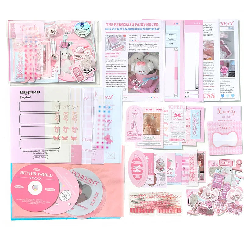 101 pcs Scrapbook Supplies Kit