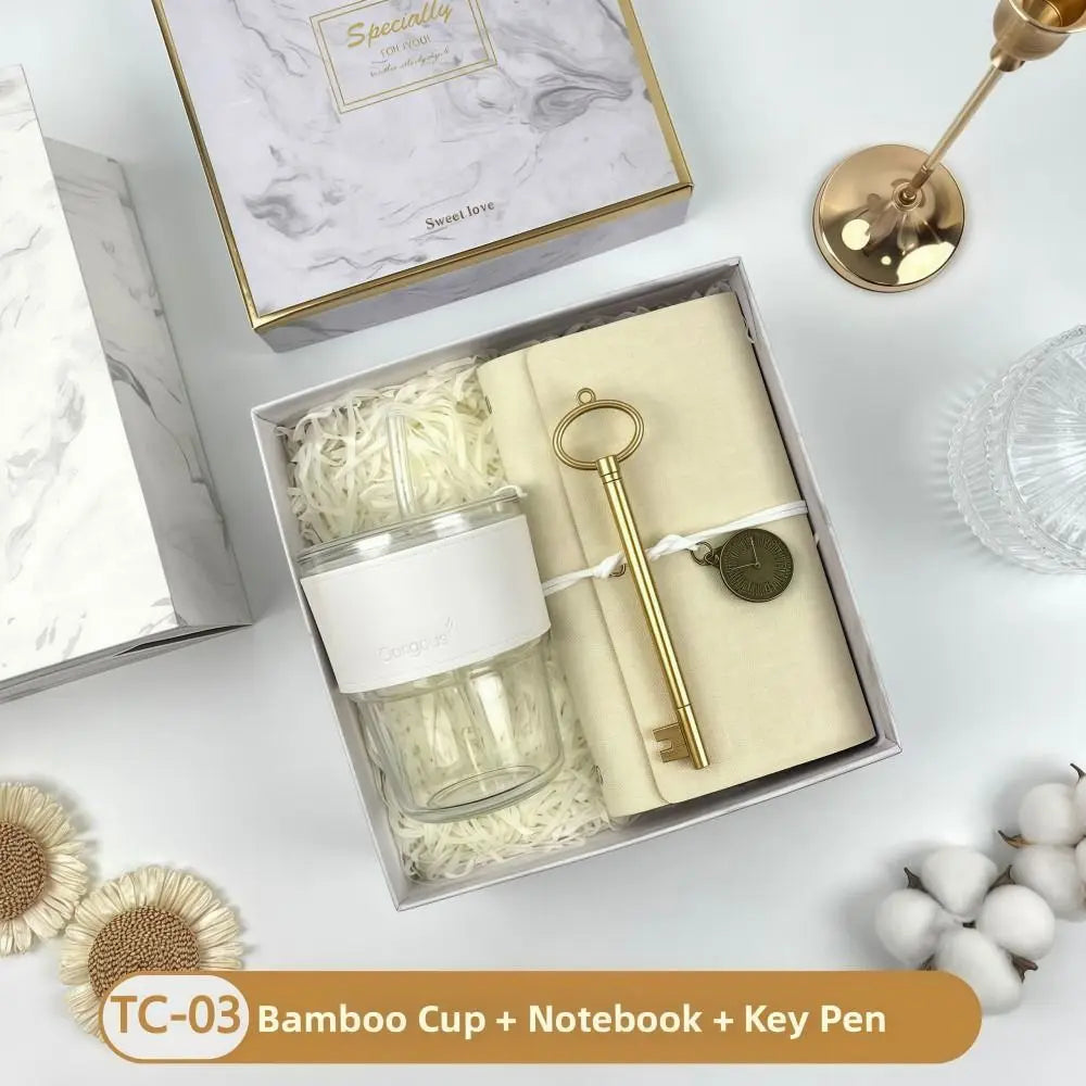 3 IN 1 Fan/Towel/Cup Luxury Gift Box Set