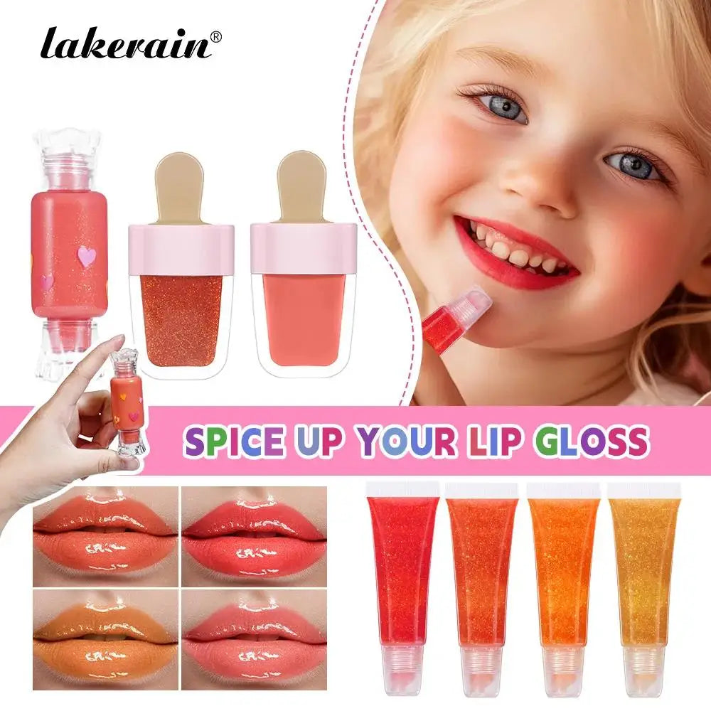 Kids DIY Lip Gloss Making Kit Creative Fun Makeup Set With Multiple Colors Easy To Use Tools Perfect Gift For Children