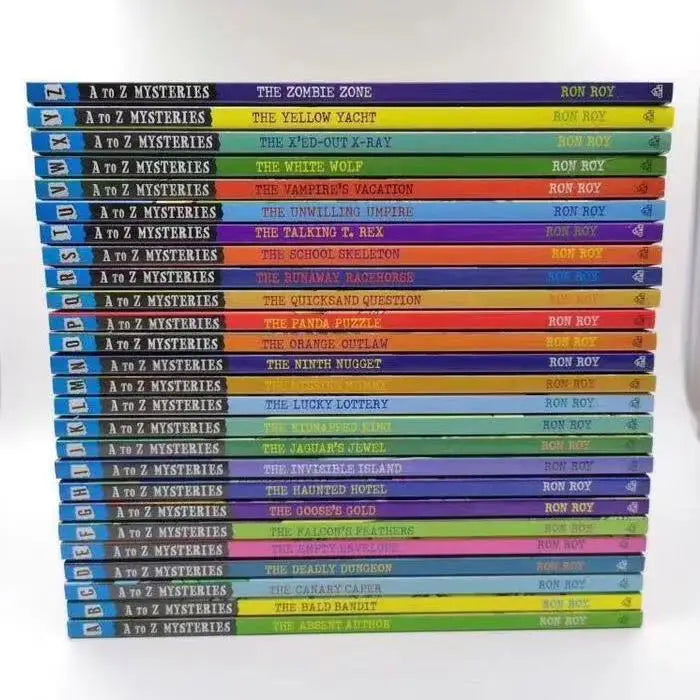 26 Books/set A To Z Mysteries Ron Roy Children Detective Reasoning Novel Children's Elementary Chapter Novels English Book Sets