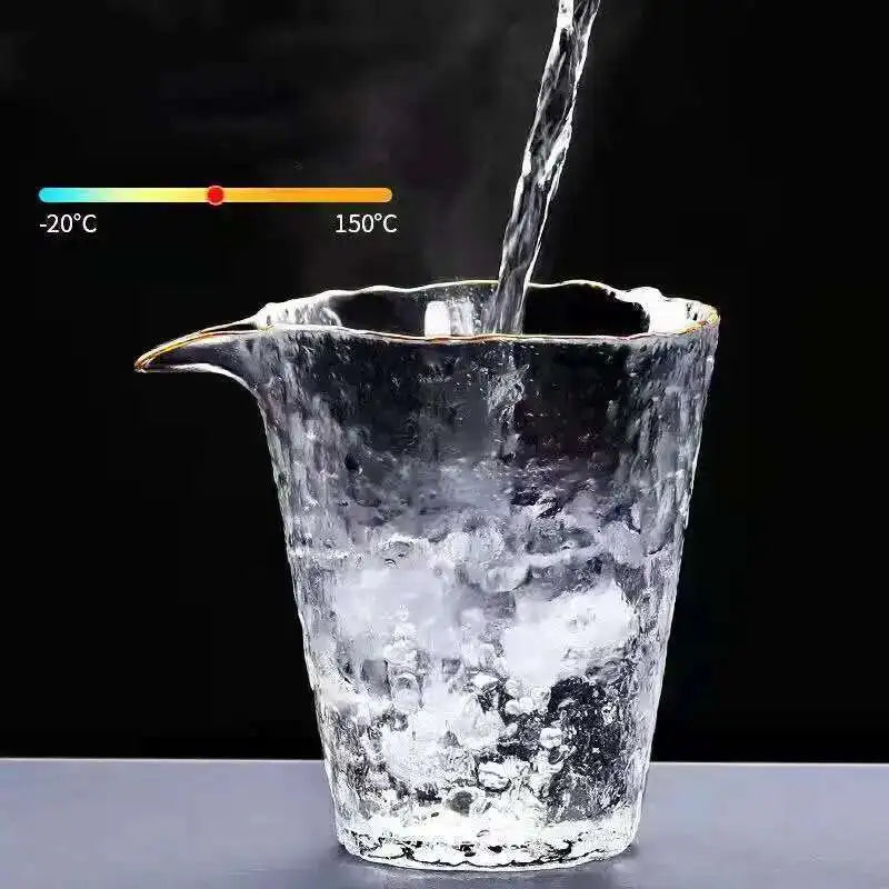 High Quality Hammer Glass Tea Set