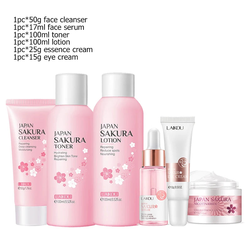 Sakura Facial Cleaner Skin Care Set