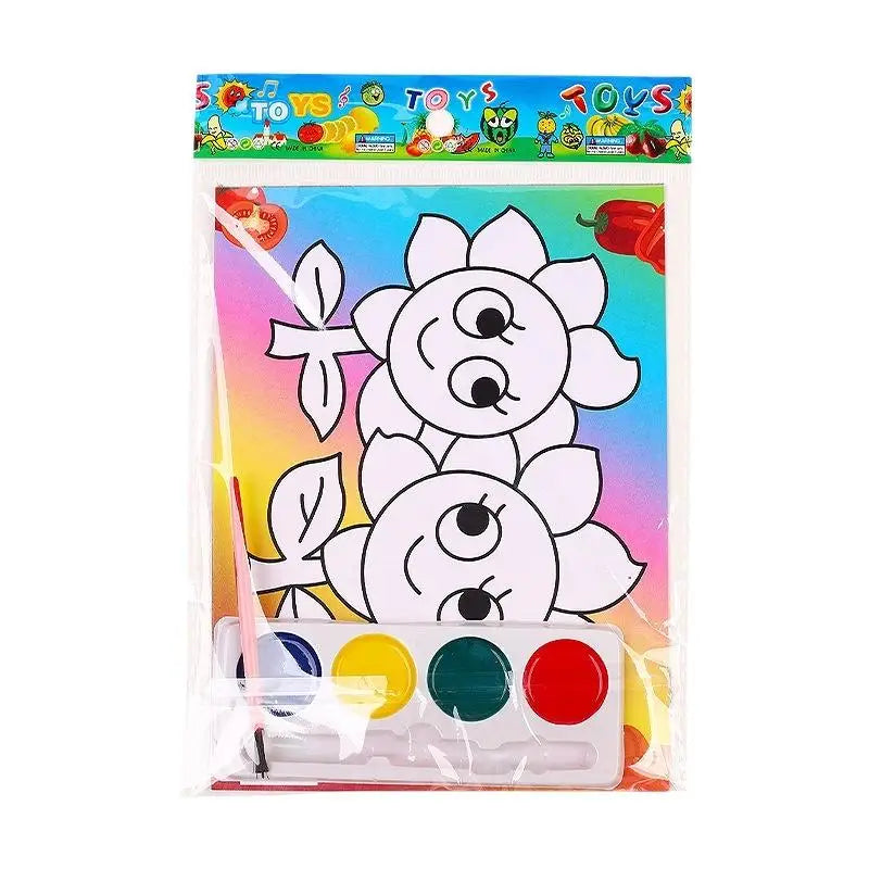 DIY Watercolor Painting Set Ideal Creative Gift for Kids Home Craft School Birthday Party Art Activities