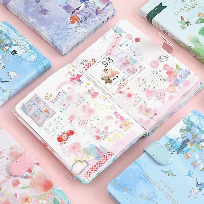 Cute Cartoon Fairy Tale Style Hand Ledger Gift Box Set