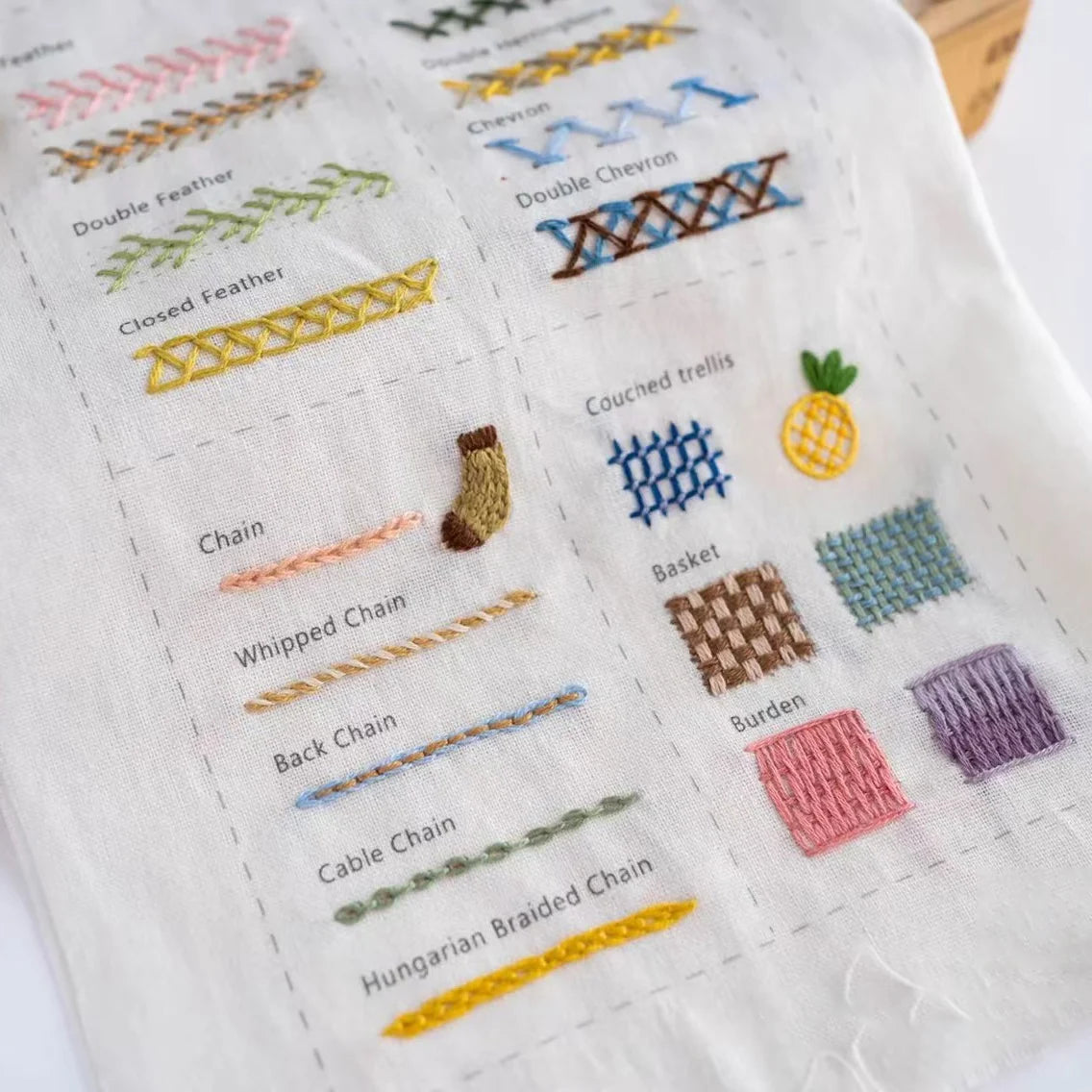 DIY Stitches Book with Patterns Sewing Kit