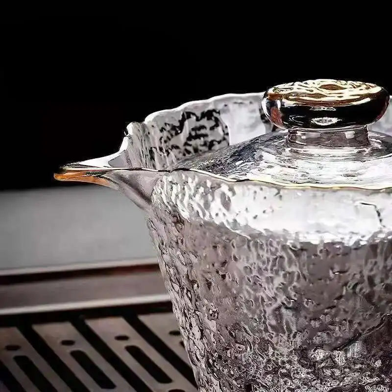 High Quality Hammer Glass Tea Set