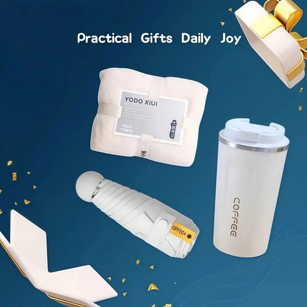 Umbrella/Towel/Cup Exquisite Box Gift Sets