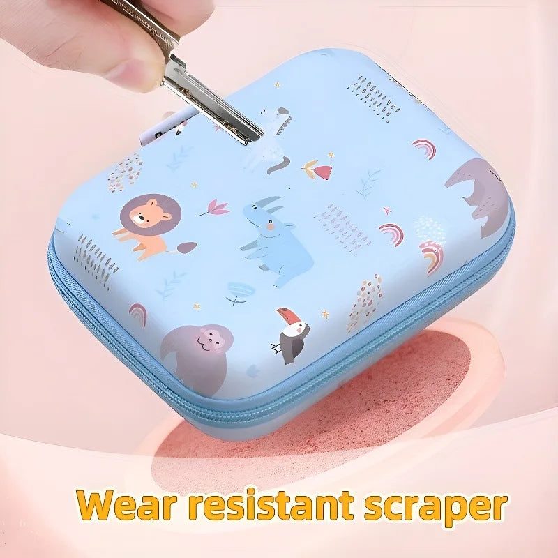 Mother and Baby Set, Children's Nail Clippers, Medicine Feeders, 20 Piece Set, Comb Brush, EVA Bag Care Set