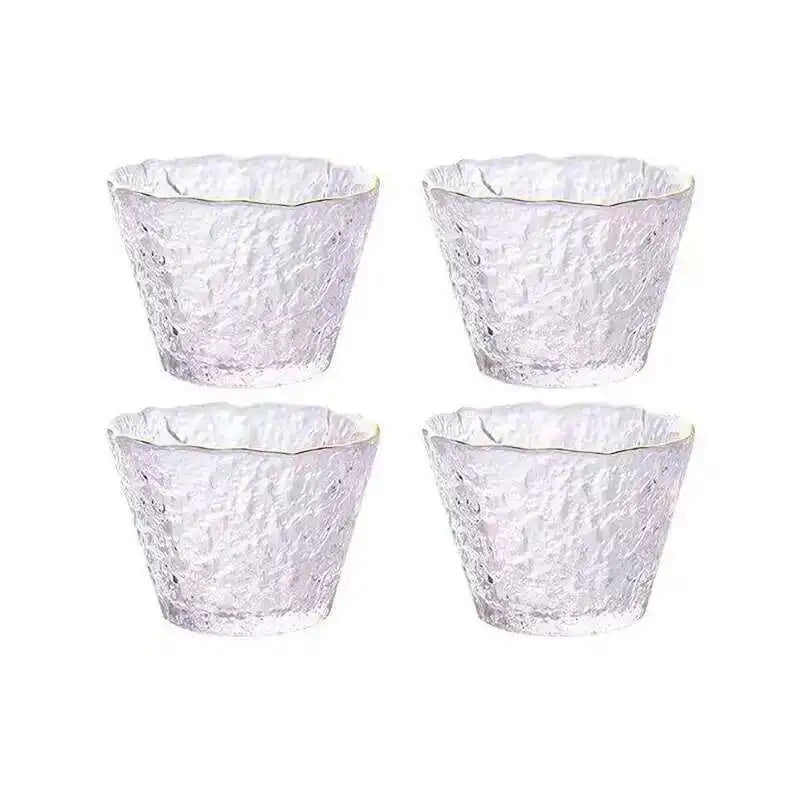 High Quality Hammer Glass Tea Set