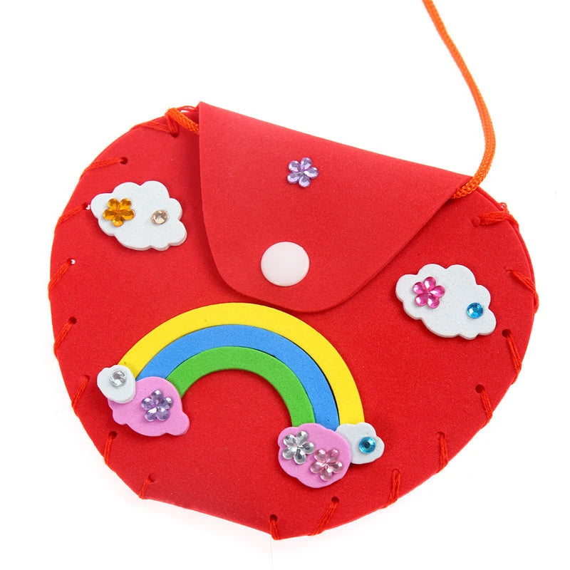 Sew Your Own Purses Sewing Bags Kit Kids Craft Girls Beginners Supplies Party Favors Group Activities Project for Preschool Gift