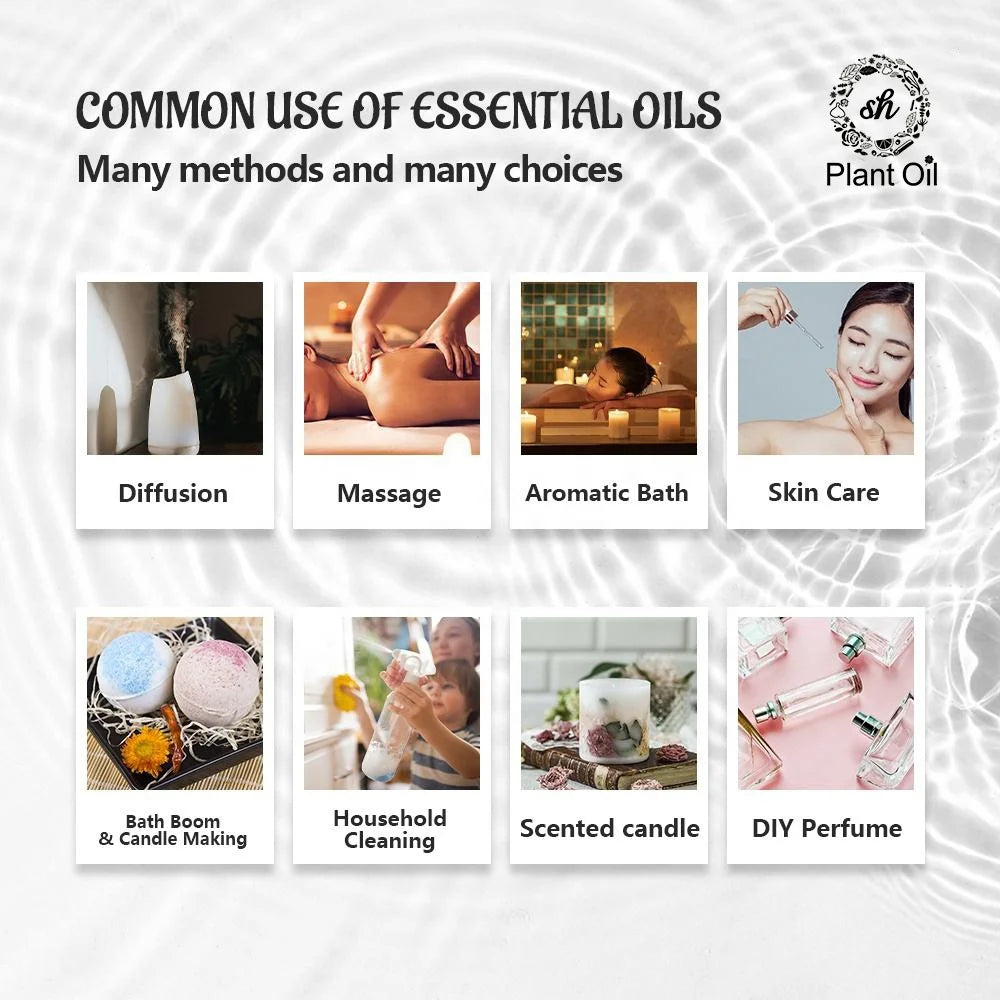 6 Pcs Essential Oil Sets Spa Body Massage Aromatherapy