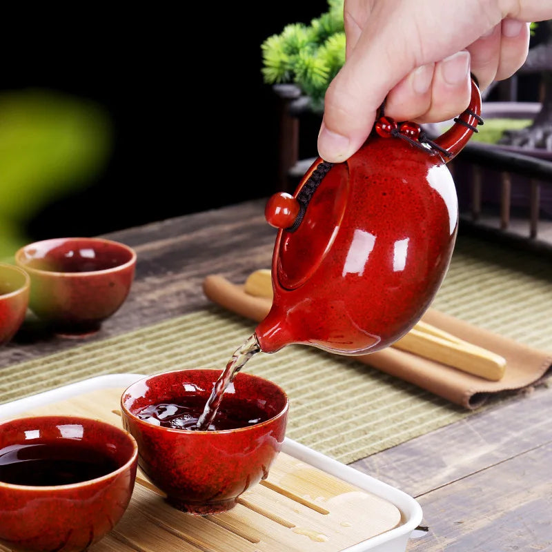 Travelling Bag 4 Cups Chinese Kung Fu Tea Set