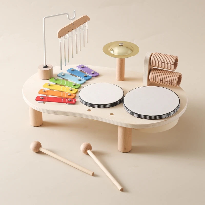 Kids Kitchen Toy Set Wooden Coffee Maker Set Simulation Cookie Maker Kit Pretend Play Educational Toy Block Educational Toy Gift