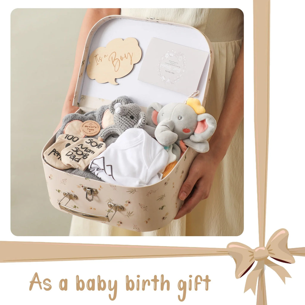 Premium Baby Girl Gift Basket Set - Perfect for Baby Shower Baby Birth, Includes Clothes, Toys & More Photography Accessories