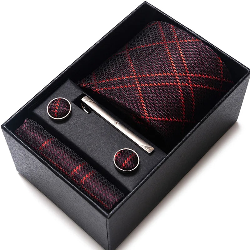 Gift Box for 8cm Tie Formal Jacquard Yarn-dye