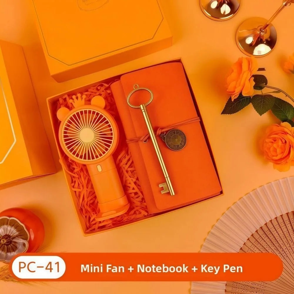 3 IN 1 Luxury personalized Gift Set- Orange
