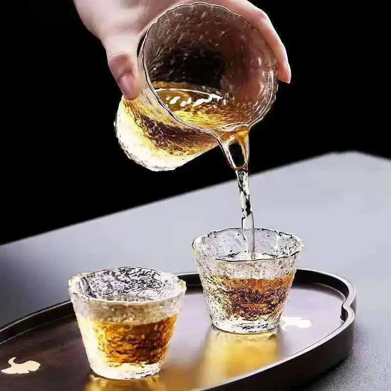High Quality Hammer Glass Tea Set