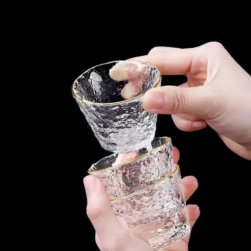 High Quality Hammer Glass Tea Set