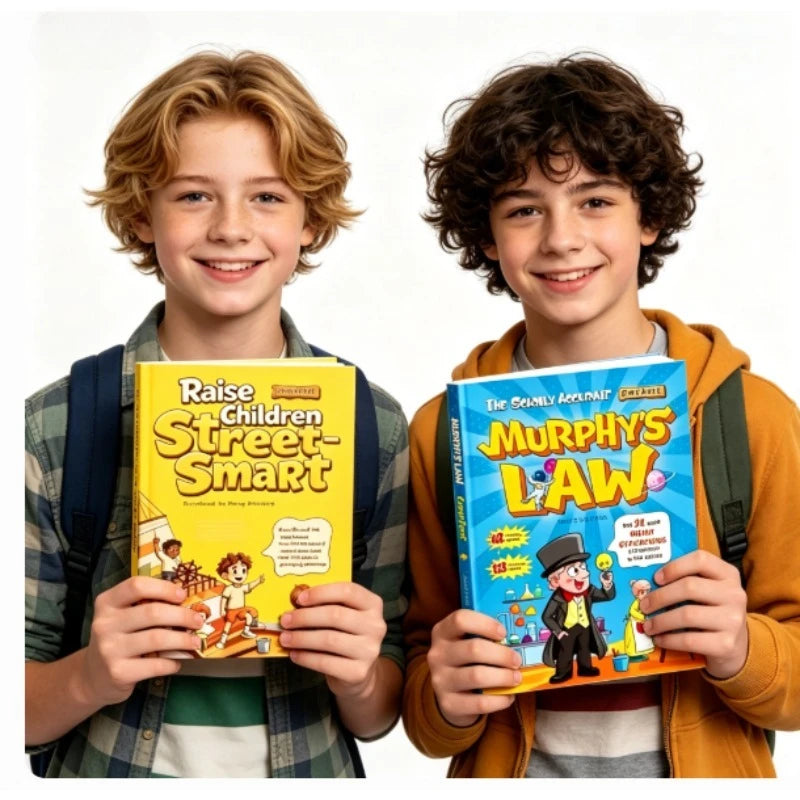 Family education English books Murphy's law series children's growth cognition reading books best-selling gift sets books